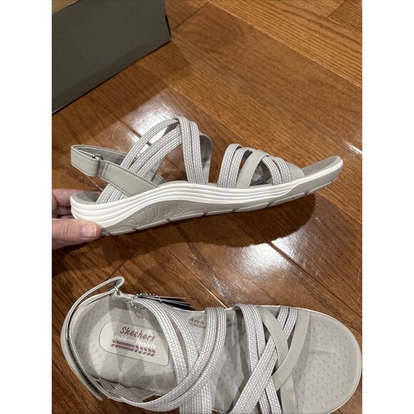 Sketchers USA Reggae Cup Smitten By You Strappy Sandal 9.5 - Picture 5 of 10